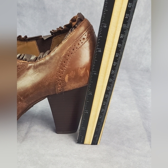 Anthropologie Schuler & Sons Dark Academia Platform Heeled Oxfords Sz 39EU/7 US - Picture 7 of 13